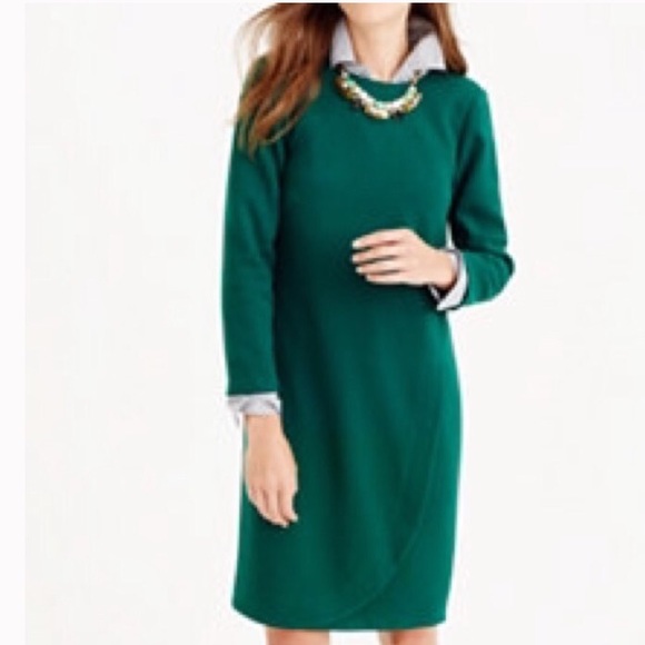 J. Crew Dresses & Skirts - NWT💚J. CREW💚OVERLAP PANEL SHIFT DRESS💚